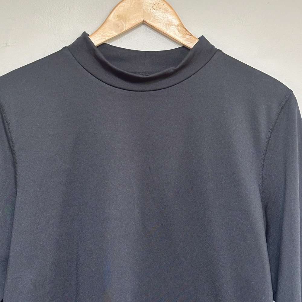 Cuddl Duds ClimateRight Plush Warm Mock Neck Base Layer Top‎ XXL Thumb Holes - Picture 2 of 11